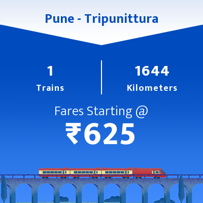 Pune To Tripunittura Trains
